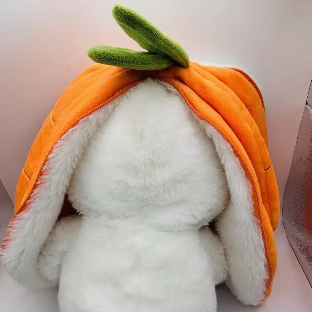 Strawberry Carrot Bunny Plush – Ibentoy Co. Soft Gift Toy for Kids 14” Clean.